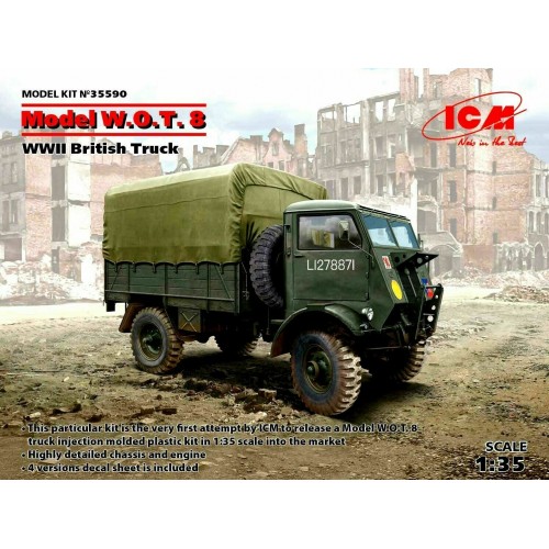 1/35 ICM WWII British Truck Model W.O.T. 8 35590 